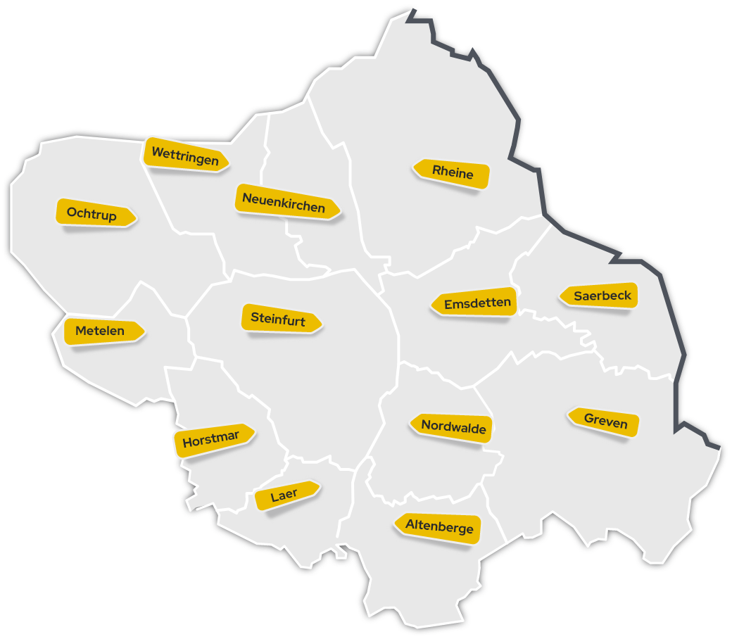 Steinfurter Land Karte